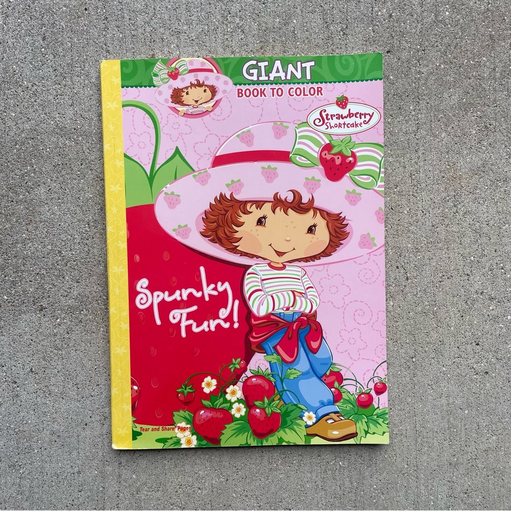 Vintage New Strawberry Shortcake Coloring Book